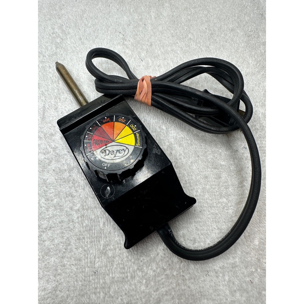 Dazey Electric Skillet Temperature Control Power Cord PAC100 1650W 120V AC Black